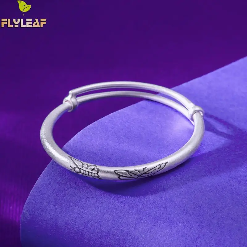 Flyleaf винтажное благоприятное облако подарок для ребенка прекрасный ювелирный браслет браслеты и браслеты Настоящее серебро 999 пробы браслеты для детей