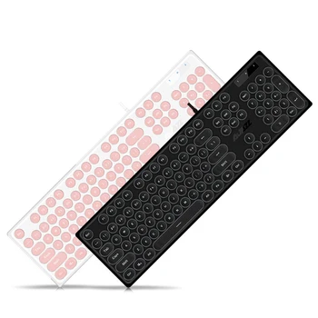 

[NEW] Ultra thin and Slim Wire keyboard Quite , Plug and play, floating keys design Retro keboards for Computer/Laptop PC