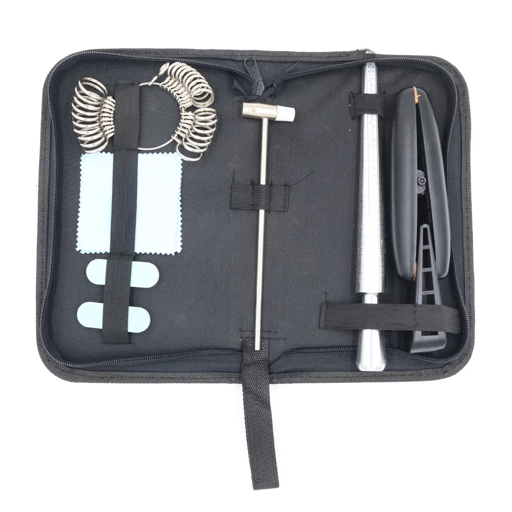 

Boxed Standard Ring Measurement Circle Ring Dressing Measurement Repair Set Ring Size Plastic Hammer Ring Measured Circle