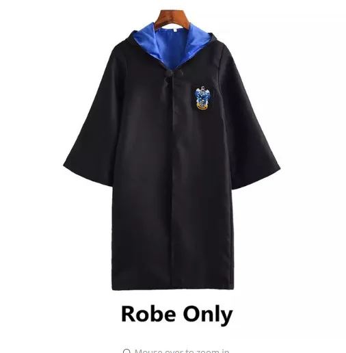Ravenclaw Ravenclaw Хатч патч Слизерин халат шарф Косплей Костюм Гриффиндор ожерелье Поттер костюм на Хэллоуин Гермиона школьная форма - Цвет: Ravenclaw