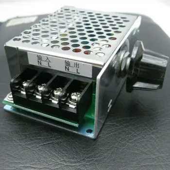 

4000W AC 110V-220V SCR Adjustable Motor Speed Controller Control Dimming Dimmers Voltage Regulator Thermostat Import High-power
