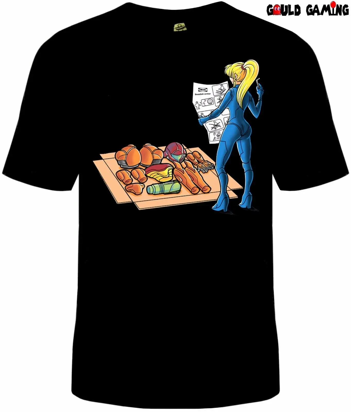 

Samus Metroid Returns T-Shirt Unisex Cotton Funny Nintendo Game Ikea Sizes New
