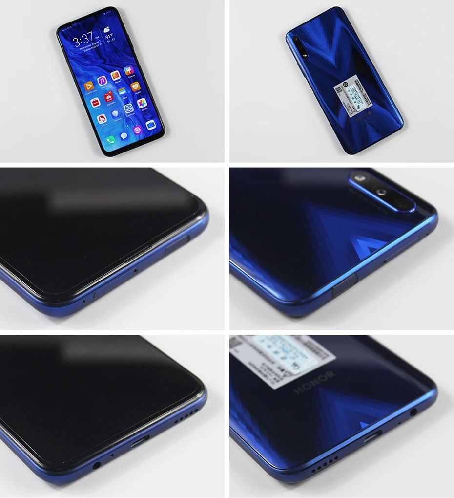 Honor 9X9X6 GB 128GB мобильный телефон Kirin 810 Octa Core 48MP двойная камера 6,5" полный дисплей 1080*2340 4000mAh смартфон Google