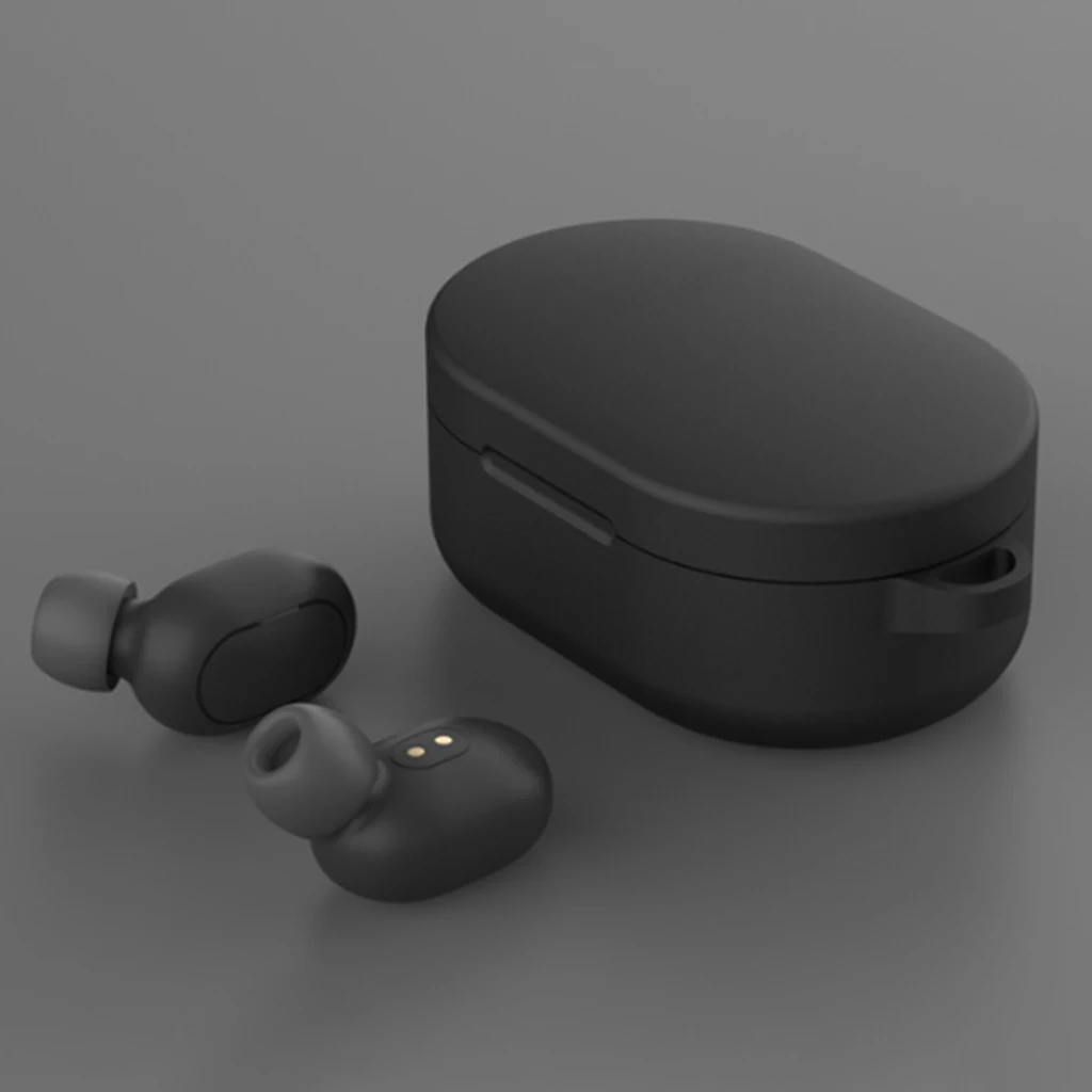 Силиконовый защитный чехол 2020 с кольцом для Xiaomi MI Redmi AirDots наушники Bluetooth модная
