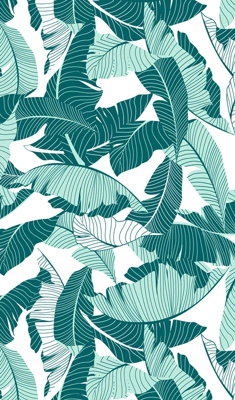 2019 New Creative Printing Tropical Plant Beach Towel Microfiber Fabric Bath Towel Living Room Home Decoration