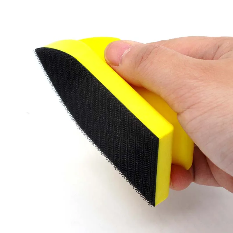 Wholesale Hand Sanding Block Hook & Loop sander sanding disc sandpaper holder polishing toos 100mm*50mm | Инструменты