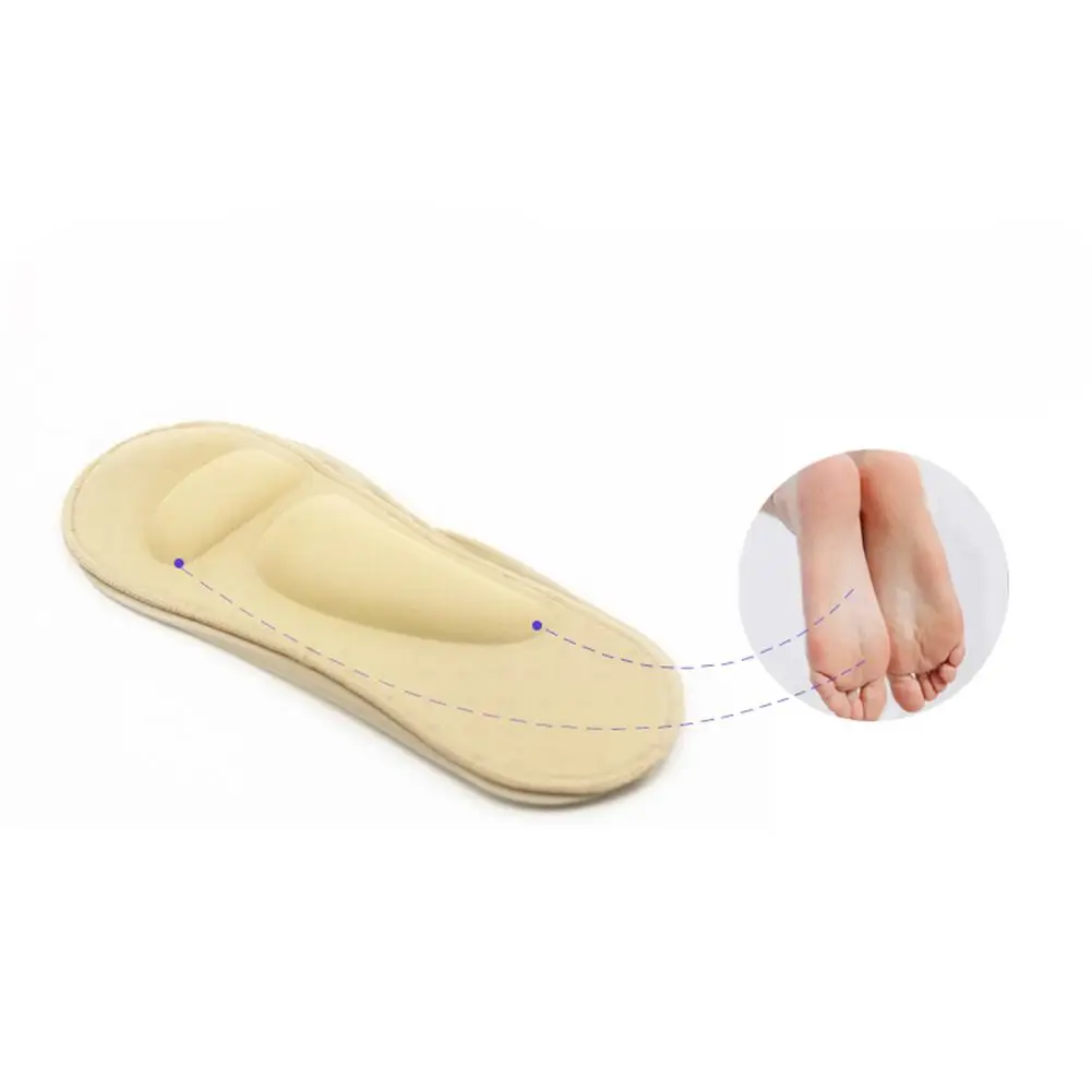 2 пары, женские 3D короткие Дышащие носки, подушка, бантик, массаж ног, здоровье, невидимые носки, силиконовые Нескользящие летние
