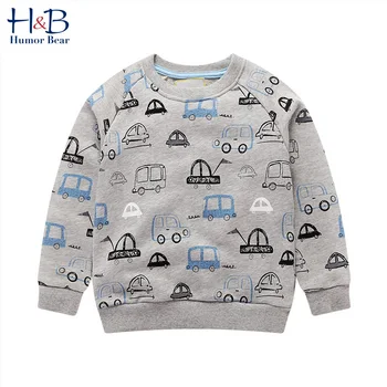 

Humor Bear Boys Sweater T-Shirt Kids Spring& Autumn Cotton Children'S Clothing Baby Long-Sleeved Cartoon Sweatshirt Outwear 2-7Y