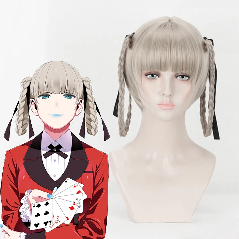 Аниме Kakegurui: компульсивный игрок Косплей парики кирари момобами косплей парик термостойкие синтетические волосы вечерние Kakegurui