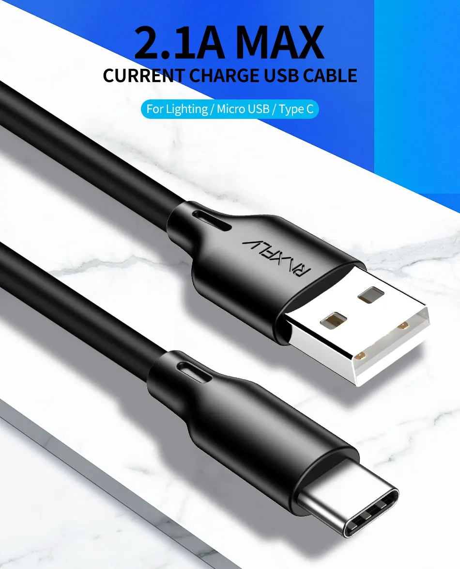 USB raxfly type-C кабель для Xiaomi Redmi Note 7 usb C кабель для мобильного телефона Быстрая зарядка USB кабель для iphone кабель Micro USB Кабо