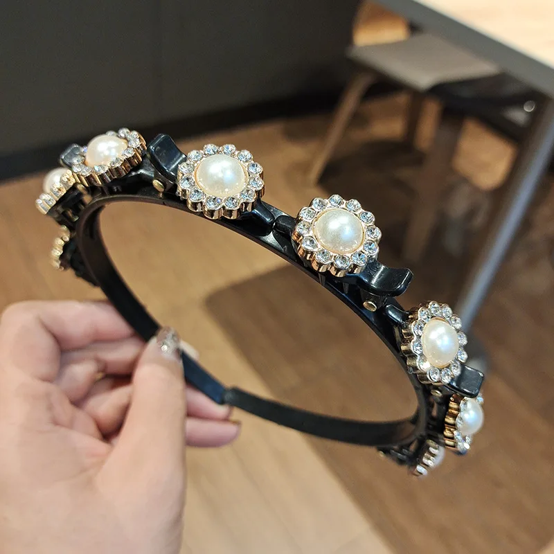 Unisex Alice Haarband Stirnband Männer Frauen Sport Haarband Hoop Metall Hoop Doppel Pony Frisur Haarnadel Haar Zubehör – Detail 12