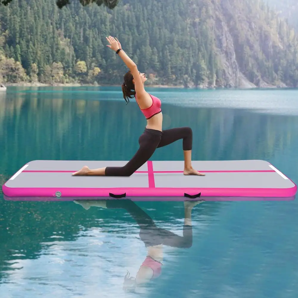 Promotion! Tapis de gymnastique à Air de 3M, matériel de point de chute  pour l'entraînement à domicile - AliExpress
