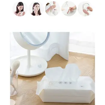 

80pcs/pack Disposable Cotton Face Tissue Towel Wipes Makeup Remover Facial Cleansing Washcloth Pearl Home Travel Wet Dry