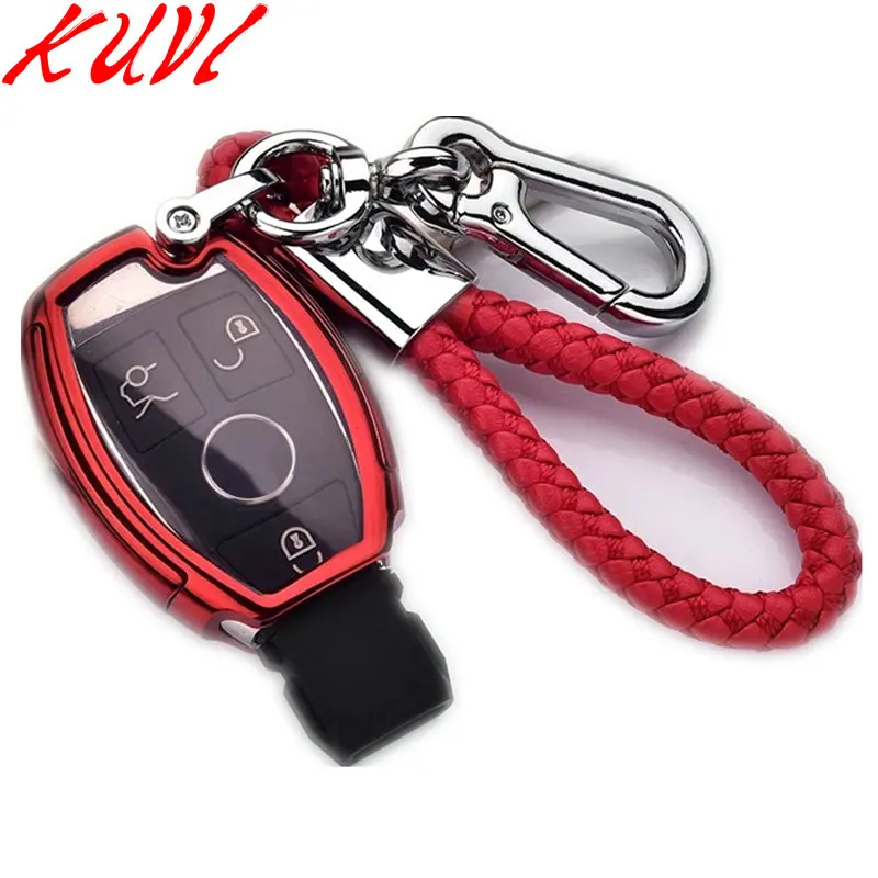 Чехол для ключей из ТПУ, полный защитный чехол для Mercedes Benz A B C R G M Class GLK gla w204 W251 W463 W176