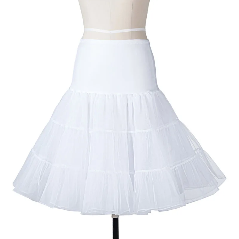 Летняя джинсовая юбка для женщин, асимметричная юбка из тюля с высокой талией, сетчатая Лоскутная юбка с карманами, плиссированная юбка до середины икры, юбка-пачка для улицы - Цвет: petticoat white
