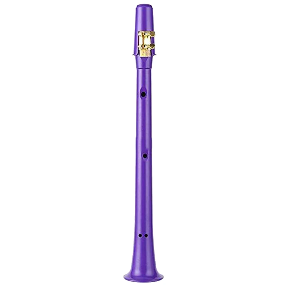 Портативный мини карманный саксофон маленький Саксофон альт мундштук простой музыкальный инструмент FI-19ING - Цвет: purple