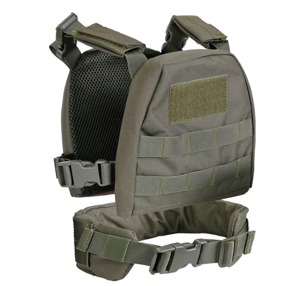 Kids-Mini-Tactical-Vest-with-Patrol-Loading-Bearing-Belt-Molle-OD