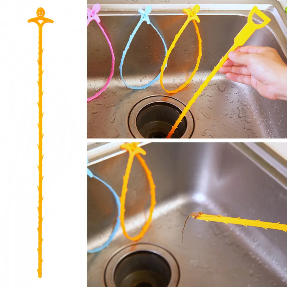 2019 New Fashion Sink Cleaning Hook Bathroom Floor Drain Sewer Dredge Device Small Tools Creative Home Toilet Bathtub | Дом и сад