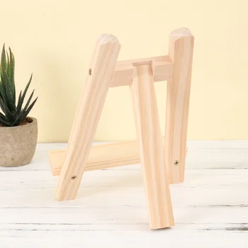 

2Pcs Frame Durable Frame Practical Frames Mini Storage Rack Photo Frame Photo Frame Bracket Triangle Support for Artist Home Cla