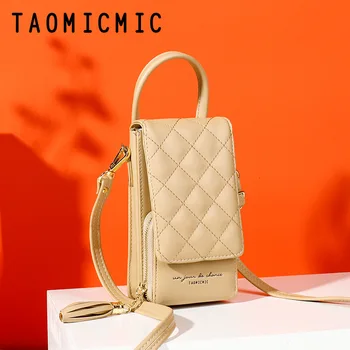 

2020 New Fashion Handbags Simple Shoulder Bag Female Multi-Function Ms. Hand Bag Letters Printed Mobile Phone Bag