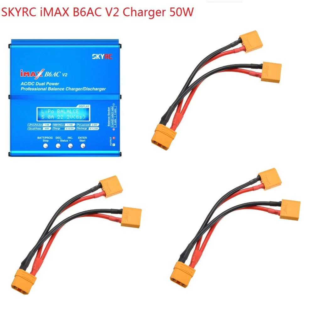 Original SKYRC iMAX B6AC V2 6A Lipo Balance Charger LCD Display Discharger For RC Model Battery Charging Re-Peak Mode | Электроника