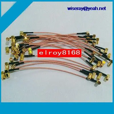 

DHL/EMS 50PCS SMA male right angle TO SMB female right angle RG316 cable 30CM-A8