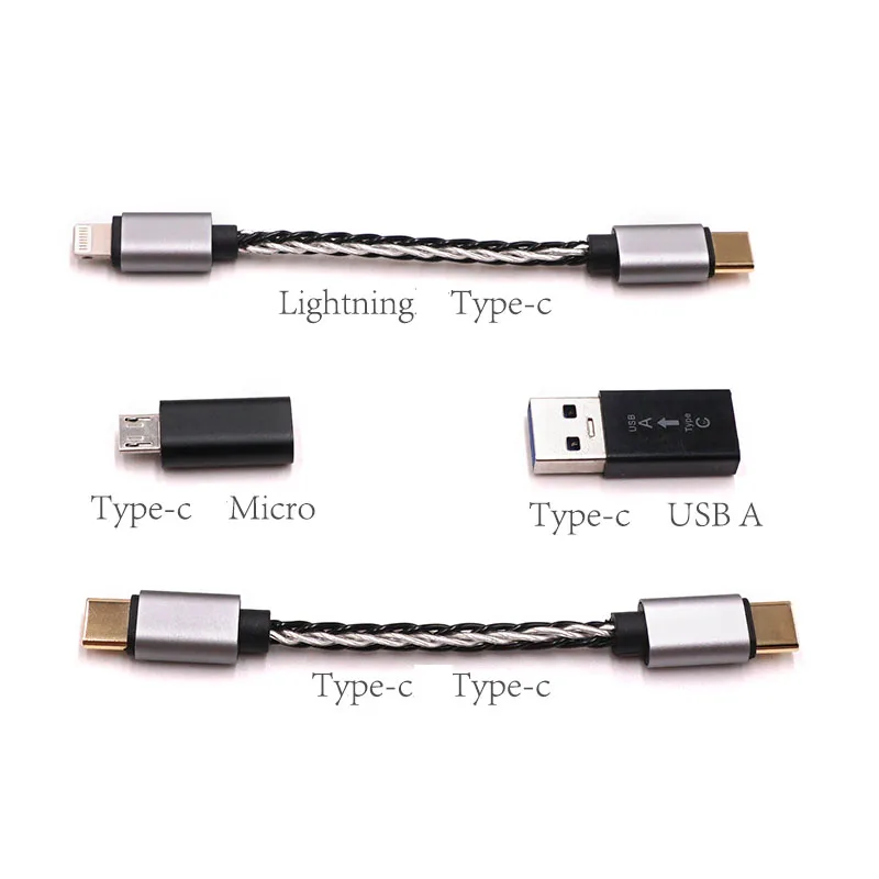 Lusya AK4493 DAC Portable Decoding Headphone Amplifier Type c3 5mm 2 5mm 4 4mm OPA1612 Op T0226