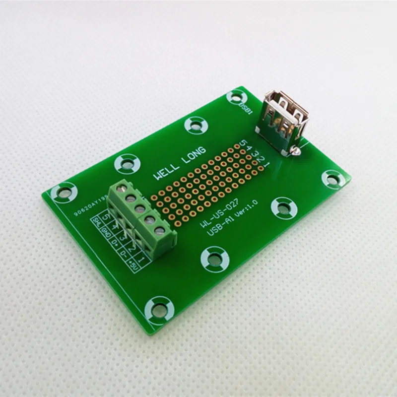 Вертикальный Разъемный модуль usb типа A.|Клеммные колодки| |