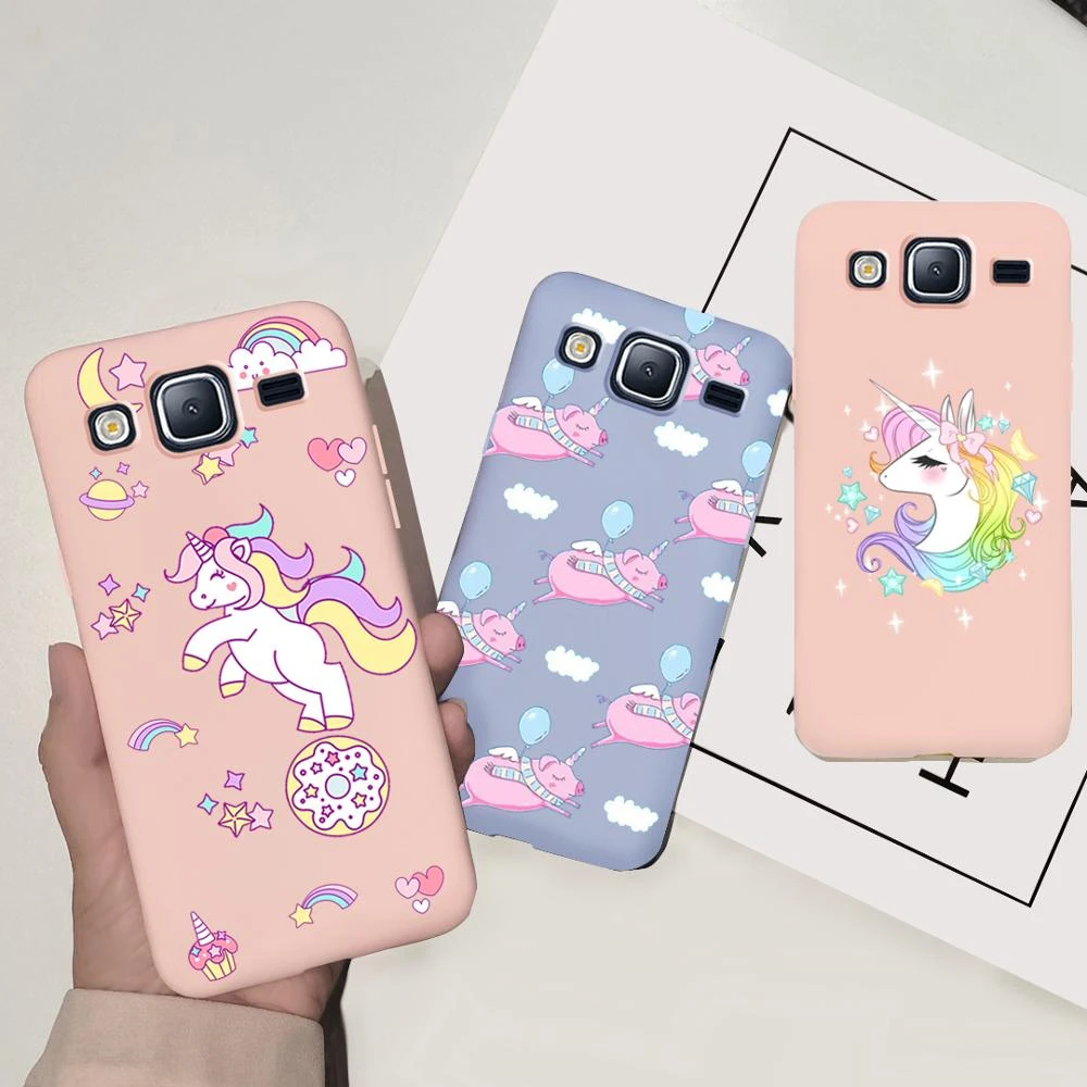 Cartoon Unicorn Cover For Samsung Galaxy J2 Prime J3 J5 J7 J7core 16 17 J4 J6 J8 J2 18 J4 J6 Canday Silicone Soft Case Phone Case Covers Aliexpress