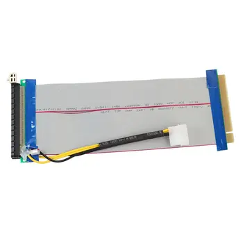 

Powered PCI-E Extension Cable 16X To 16X Riser Extender Card with Molex LTC DOGE