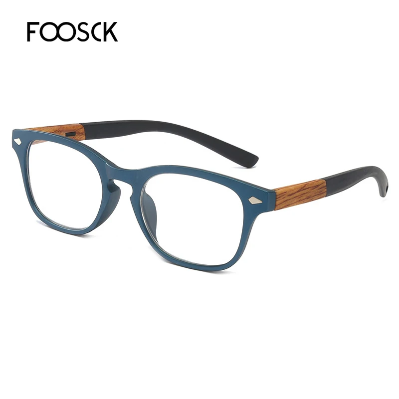 

Очки для коррекции дальнозоркости FOOSCK, унисекс, квадратные, с диоптриями + 1,0 + 1,5