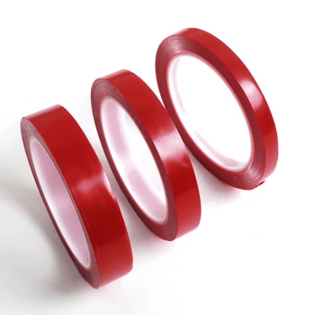 

3 Meters Double-sided Strong Clear Transparent Adhesive Washable reusable tape for Peugeot 308 408 508 RCZ 208 3008 Car Styling