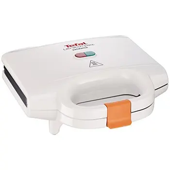 

Tefal Ultracompact Sandwich Maker, 700 W, Stainless Steel, White