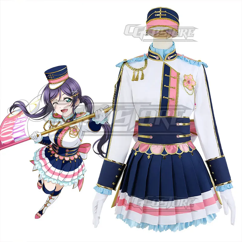 

LoveLive Otonokizaka High School Tojo Nozomi Cosplay Costume Anime Dresses Christmas Halloween Freeshipping CG1110CZH