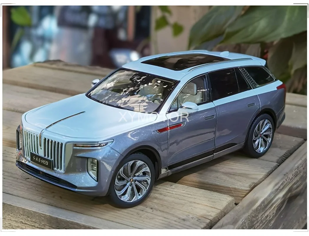 1/18 Scale HongQi Red Flag HS7 SUV Blue Diecast Model Car Toy Collection 
