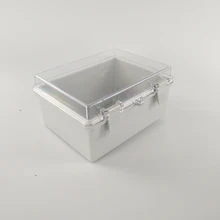 220*170*110 Электрический водонепроницаемый настенный корпус пластиковая пряжка шарнир водонепроницаемый герметичный ящик для инструментов прозрачная крышка
