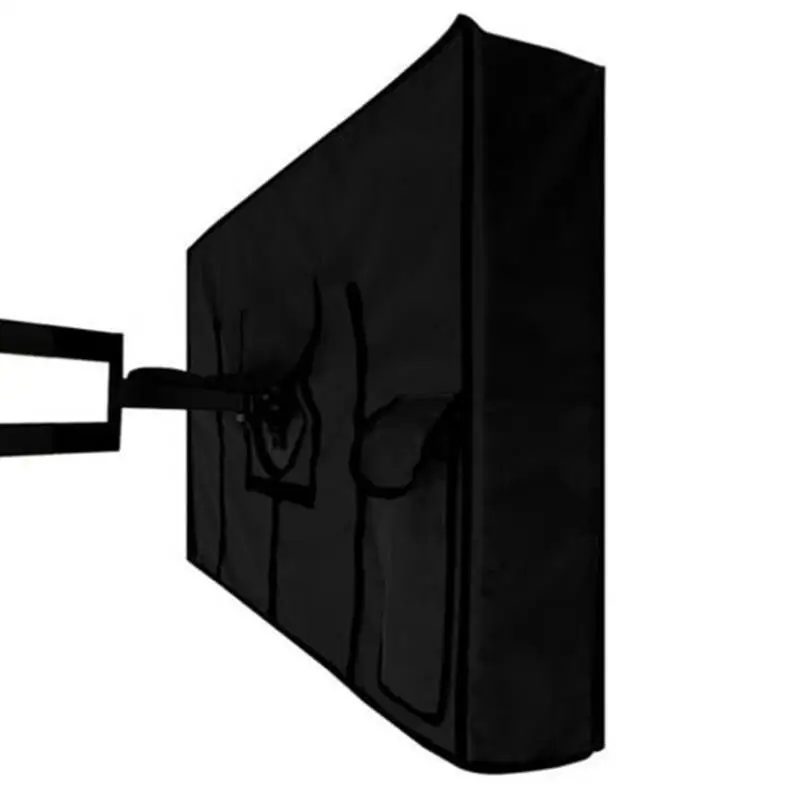 Открытый защитный экран ТВ Пылезащитный Водонепроницаемый Чехол Набор крышка водонепроницаемый Оксфорд черный телевизионный чехол ТВ крышка от 30 до 58 дюймов