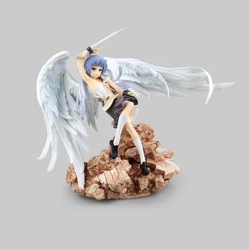 

Anime Angel Beats White Wings Tenshi Tachibana Kanade Fighting Ver PVC Action Figure Collectible Model Toys lelakaya T2 Art Girl