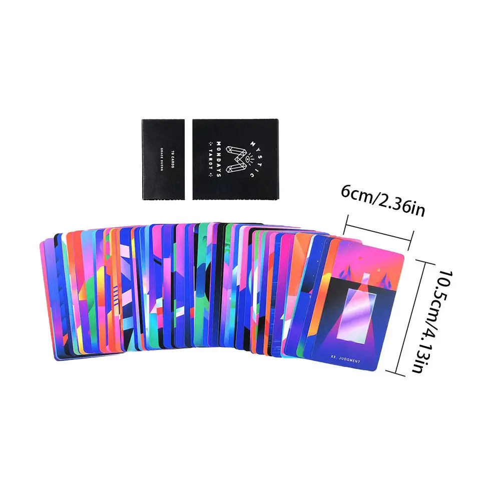 Новинка 78 шт. набор для карточного гида Tarot Kaarten Orakel Voor Mystic Maandagen Dek вечерние