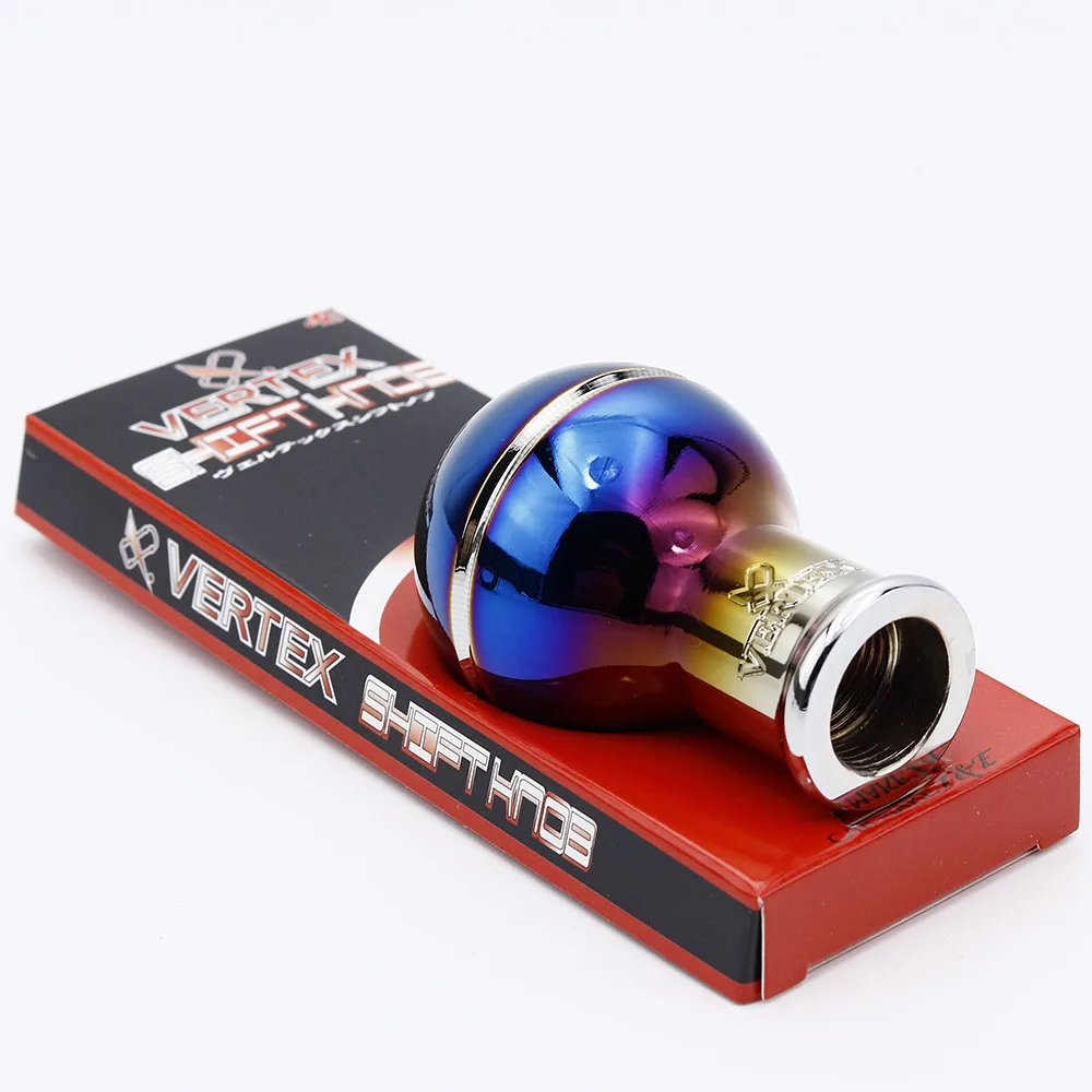 VERTEX Burnt Blue style алюминиевая Шестерня ручка переключения передач Головка рычага для универсального автомобиля