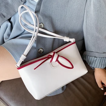 

JZ Brand Fashion Bag Women 2020 Bow Shoulder Bag Ladies Hand Bag Tote Summer Baguette Armpit Bag Purse