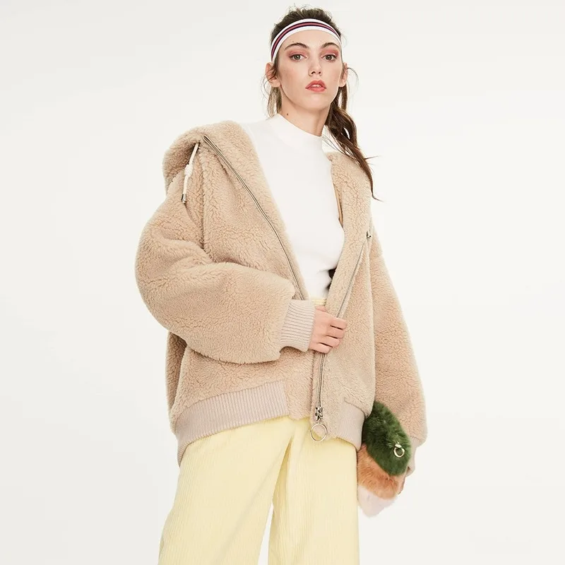 Woolen Cloth Coat Winter Women's New Teddy Bear