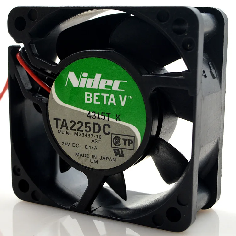 Для NIDEC TA225DC M33497-16 24V 0.14A 60*60*25 6 см вентилятор охлаждения