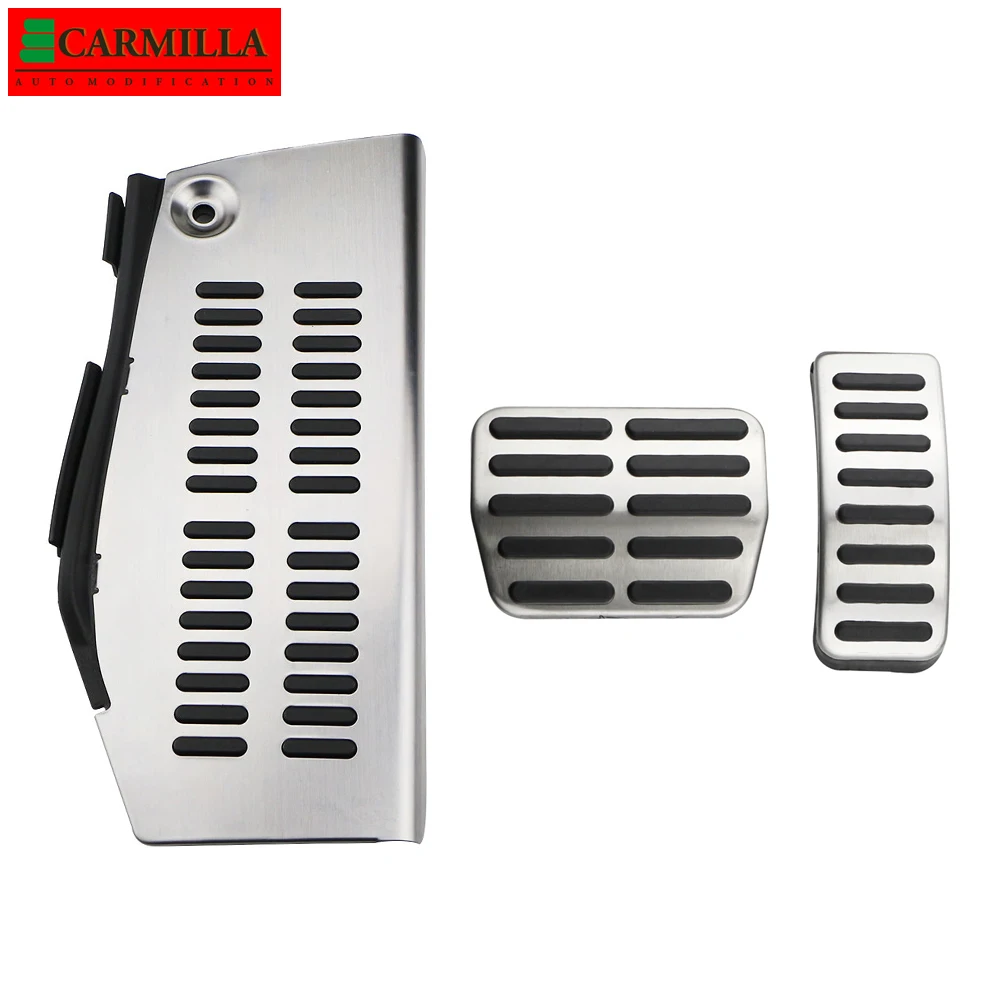 Car Pedals Stainless Steel Dead Pedal Pad Foot Rest Volkswagen Audi Seat