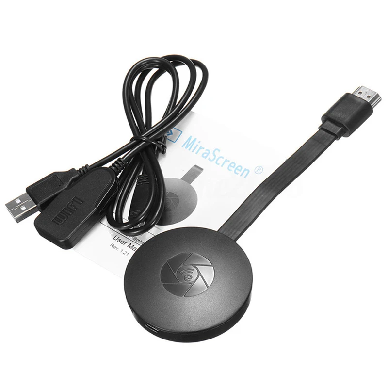 EzMira 2,4G 1080P беспроводной HDMI Wifi Дисплей приемник зеркальный экран Miracast Airplay медиа поток HDTV ключ хром/Google Home