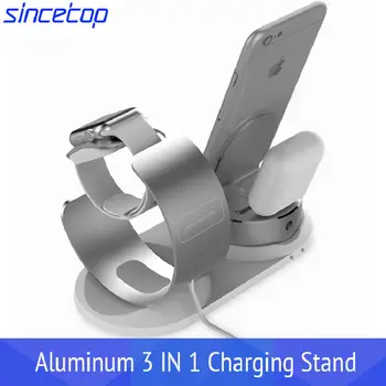 

Adjustable Desk charge phone Holder For Apple watch stand table Charging Dock Station base for iPhone 8 Charger support