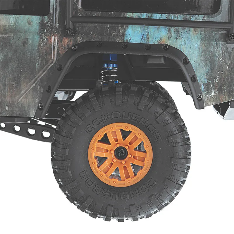 ZP1001 1/10 2,4G 4WD Rc автомобиль 2 Аккумуляторы для игрушек пропорциональное управление ретро автомобиль W/светодиодный светильник RTR модель дистанционного управления детские игрушки
