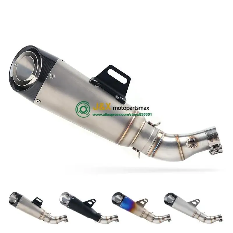 MT-03 MT03 мотоцикл глушитель трубы среднего звенья трубы Escape для YAMAHA YZF-R3 R3 R25 R30 слипоны