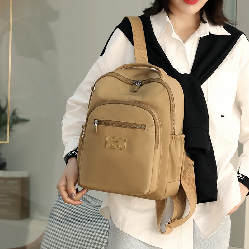 classy backpack Fashion Backpack Shoulder Bag Back Backpack Academy Bagpack Backpack Women Nylon Women's Backpack Girl Schoolbag Rucksack Stylish Backpacks