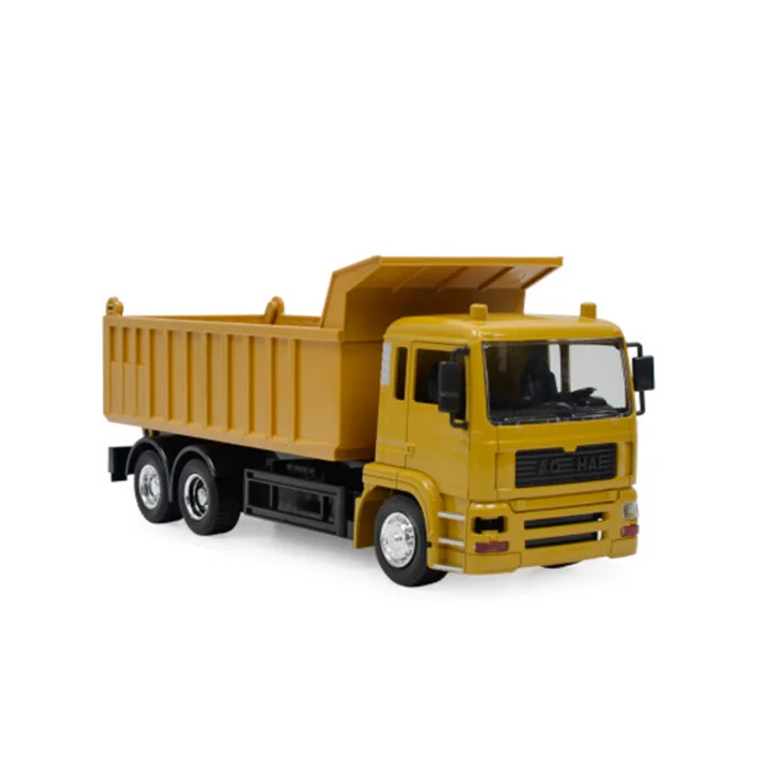 1:24 моделирование 8CH RC Сплав Инженерная модель грузовика детская игрушка RC truck с музыкальными и световыми игрушками автомобиль для детей подарок